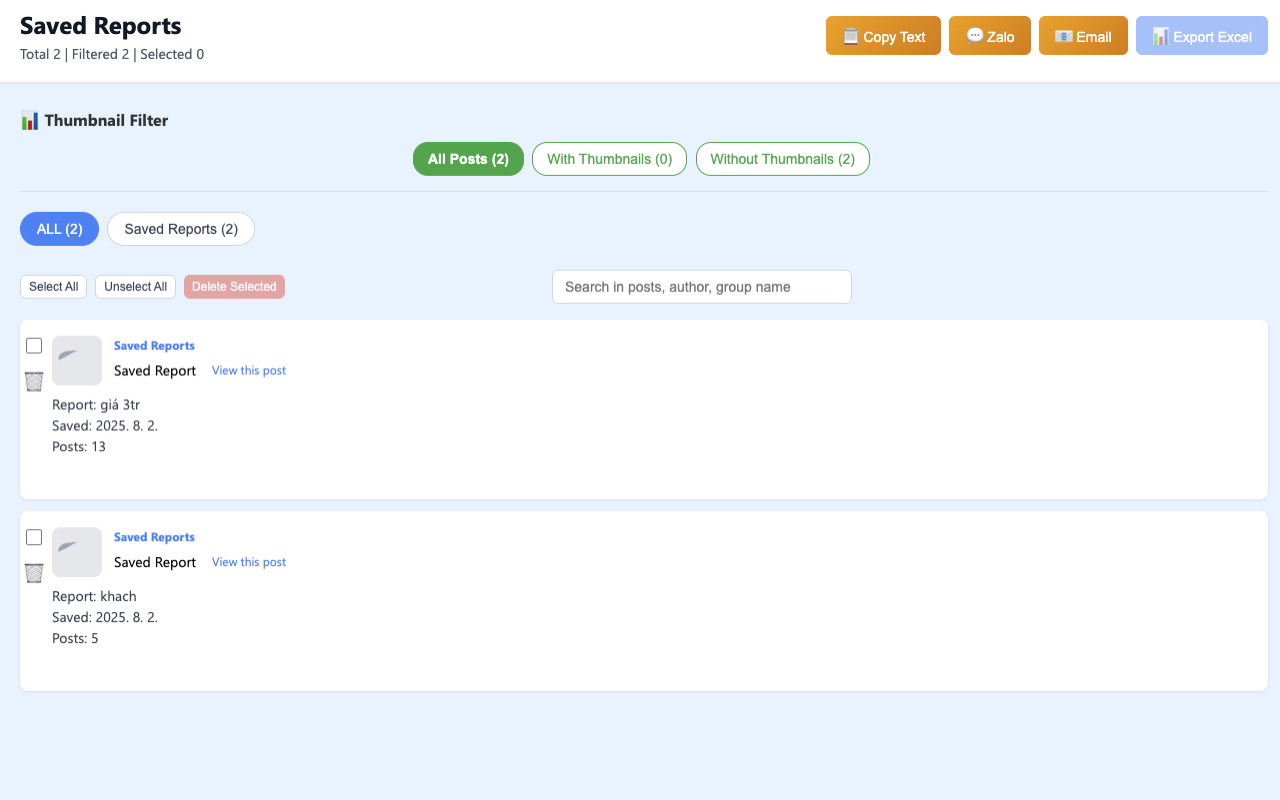 Save Important Posts